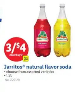Lidl Jarritos natural flavor soda offer