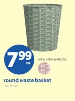 Lidl round waste basket offer