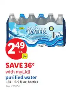 Lidl purified water offer