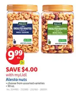 Lidl Alesto Nuts offer