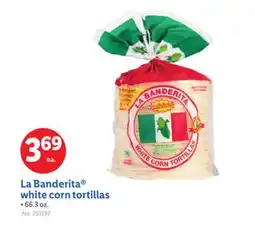 Lidl La Banderita white corn tortillas offer