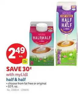 Lidl half & half offer