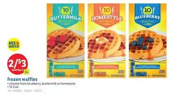 Lidl frozen waffles offer