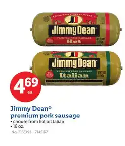 Lidl Jimmy Dean premium pork sausage offer