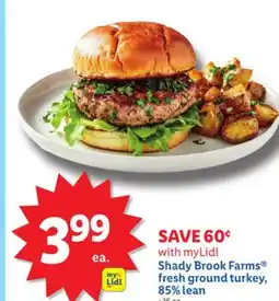 Lidl Shady Brook Farms Fresh Ground Turkey offer