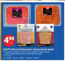 Lidl Lidl Preferred Selection charcuterie meat offer