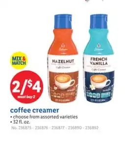 Lidl coffee creamer offer