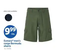 Lidl Esmara men's cargo Bermuda shorts offer