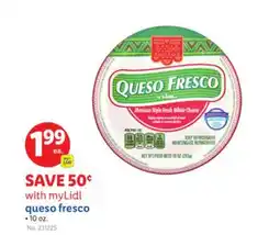 Lidl queso fresco offer