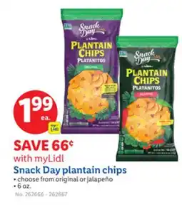 Lidl Snack Day plantain chips offer