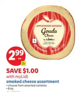 Lidl myLidl smoked cheese assortment offer