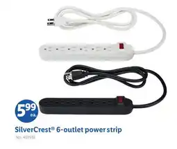 Lidl SilverCrest 6-outlet power strip offer