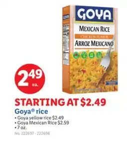 Lidl Goya rice offer