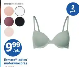Lidl Esmara ladies' underwire bras offer