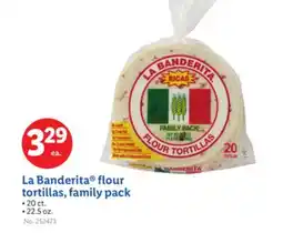 Lidl La Banderita flour tortillas, family pack offer