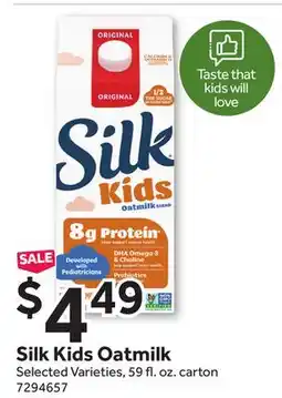 Stop&Shop Silk Kids Oatmilk offer