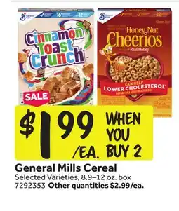 Stop&Shop General Mills Cereal offer