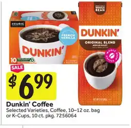 Stop&Shop Dunkin' Coffee offer