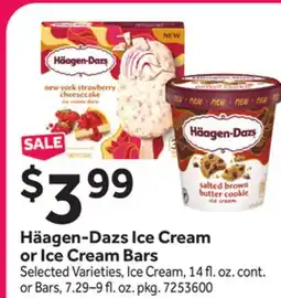 Stop&Shop Häagen-Dazs Ice Cream or Ice Cream Bars offer