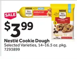 Stop&Shop Nestlé Cookie Dough offer