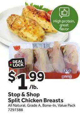 Stop&Shop Stop & Shop Split Chicken Breasts offer