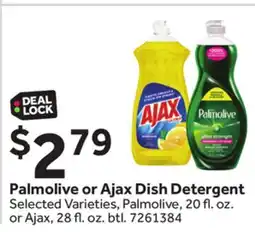 Stop&Shop Palmolive or Ajax Dish Detergent offer