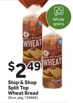 Stop&Shop Stop & Shop Split Top Wheat Bread offer