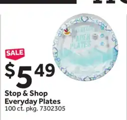 Stop&Shop Stop & Shop Everyday Plates offer