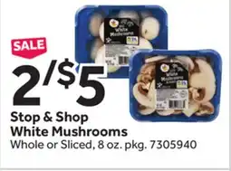 Stop&Shop Stop & Shop White Mushrooms offer