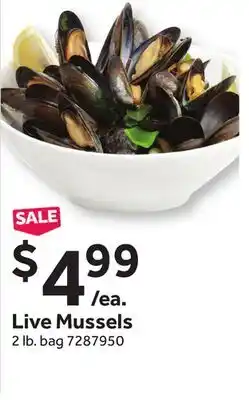 Stop&Shop Live Mussels offer