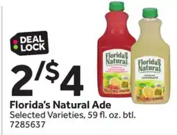 Stop&Shop Florida's Natural Ade offer