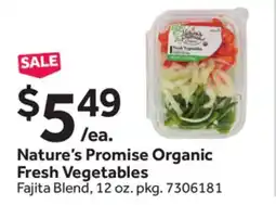 Stop&Shop Nature's Promise Organic Fresh Vegetables offer