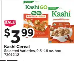 Stop&Shop Kashi Cereal offer