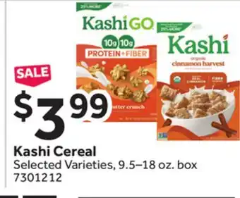 Stop&Shop Kashi Cereal offer