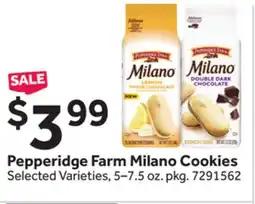 Stop&Shop Pepperidge Farm Milano Cookies offer