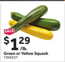 Stop&Shop Green or Yellow Squash offer