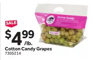Stop&Shop Cotton Candy Grapes offer
