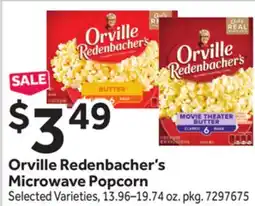 Stop&Shop Orville Redenbacher's Microwave Popcorn offer