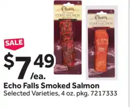 Stop&Shop Echo Falls Smoked Salmon offer