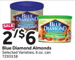 Stop&Shop Blue Diamond Almonds offer