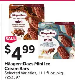 Stop&Shop Häagen-Dazs Mini Ice Cream Bars offer