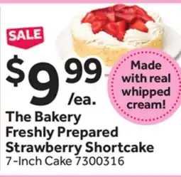 Stop&Shop The Bakery Freshly Prepared Strawberry Shortcake offer