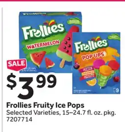Stop&Shop Frollies Fruity Ice Pops offer