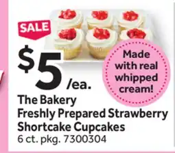 Stop&Shop The Bakery Freshly Prepared Strawberry Shortcake Cupcakes offer