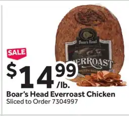 Stop&Shop Boar's Head Everroast Chicken offer