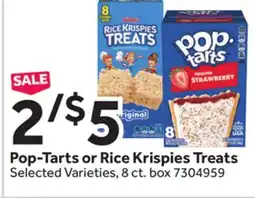 Stop&Shop Pop-Tarts or Rice Krispies Treats offer