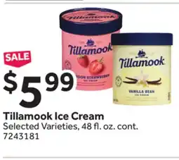 Stop&Shop Tillamook Ice Cream offer