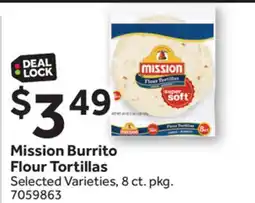 Stop&Shop Mission Burrito Flour Tortillas offer