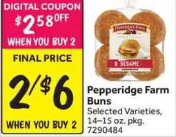 Stop&Shop Pepperidge Farm Buns offer