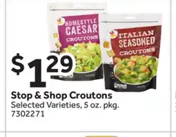 Stop&Shop Stop & Shop Croutons offer